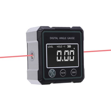 Decdeal Niveau numérique et inclinomètre 4x90° - 4 faces magnétiques puissantes pour scie sur table et menuiserie