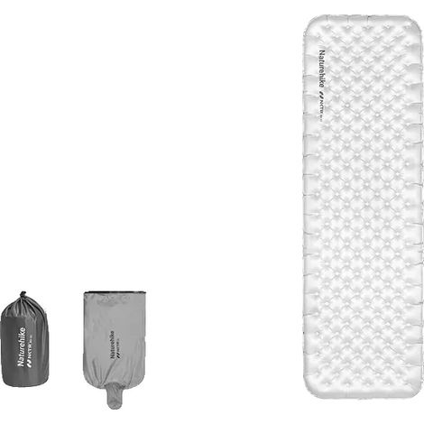 Luftmatratze, ultraleichtes Design, hoher Isolationswert R, 186x58cm (1/2)