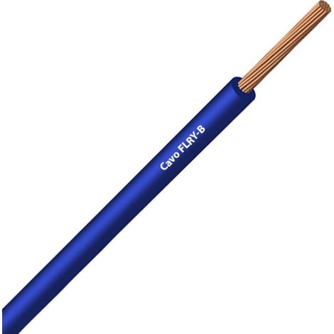Cavo Filo Unipolare FLRY-B ISO 6722 Classe B Sez. 1,00 Blu