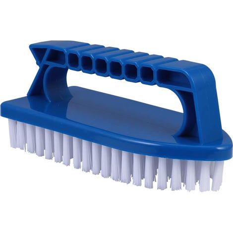 Brosse de Piscine - Brosse à Récurer Manuelle - Pour Entretien Piscine Sauna Sol Mur - 14 x 6,5 x 6 cm - 1 Pièce (1/5)