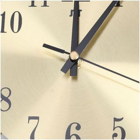 Horloge murale moderne et innovante pour la maison, décoration à Quartz suspendue pour salon (1/5)