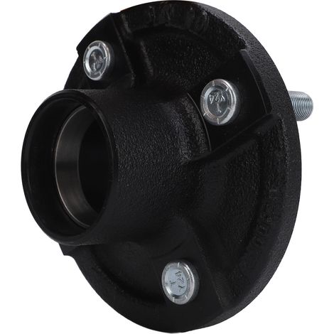 Essieu de remorque 2000 lb, sécurité renforcée, capacité de charge élevée, moyeu libre à visser 4 x 4 pouces, axe rond BT8 pour bateau cargo (1/5)
