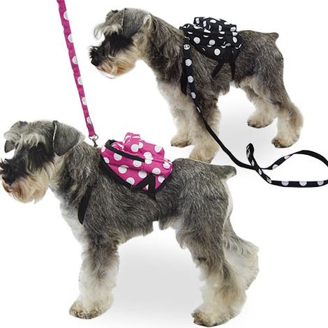 Mochila para perros pequeños MOCHILA LUNARES ROSA (1/4)