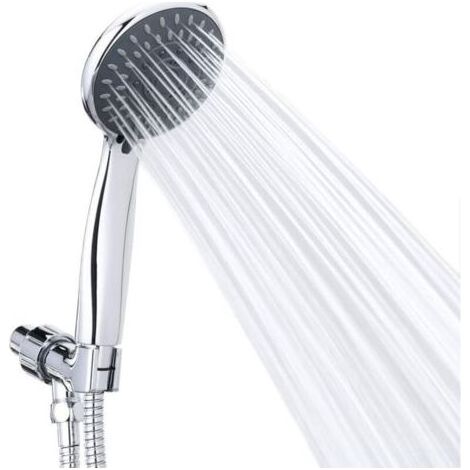 Pommeau de douche à main haute pression, puissant jet d'eau basse pression, empêche le débit d'eau de la pomme de douche (1/4)