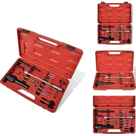 Set réparation bougie de préchauffage Audi Seat VW Mercedes Opel - Ensemble Outils Bougies De Préchauffage - Outil Bougie De Préchauffage - Kit Réparation Bougie De Préchauffage - Outillage Auto - Ent (1/5)