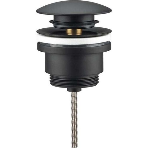 Vidage rond clic-clac noir mat Rubinetterie Noir mat 66mm (1/2)