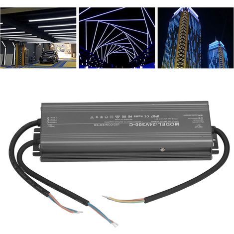 IP67 wasserdichtes Netzteil für Konstantspannungs-LEDs, 300 W AC 170–265 V/24 V (1/5)