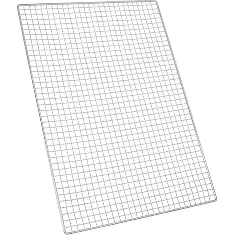 Grille de barbecue en acier inoxydable 29,5x44cm – Antirouille et facile à nettoyer – Pour grillades et pâtisserie (1/5)