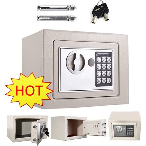 Safe Large Digital High Security Electronic Steel Home Cash Rated Key Safety Box