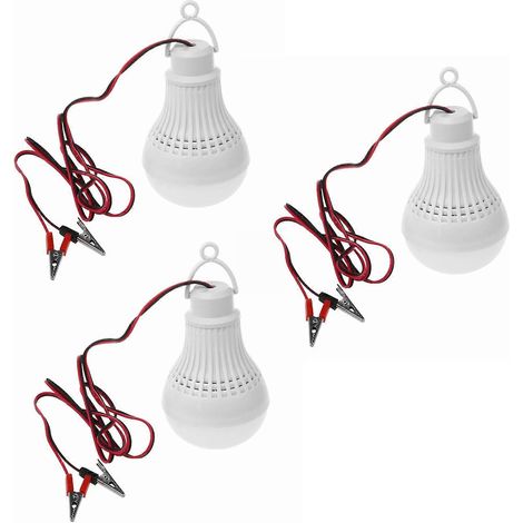 3x E27 12w LED Notfalllampe Camping Jagd Außenlampen Licht Dc 12v (1/4)