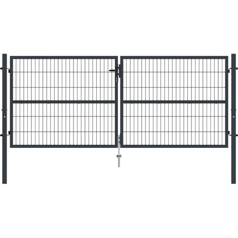Malla portón 3m RAZO Alt.120cm gris