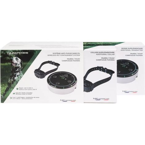 Conjunto completo anti-fuga - NUM'AXES - CANIFUGUE FUG1034 - Negro (1/2)