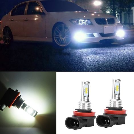 Stück Aluminiumgehäuse H8 H11 80W 6500K CSP weiße Nebelscheinwerferlampe mit Dekodierung 12-24V Universal (1/5)
