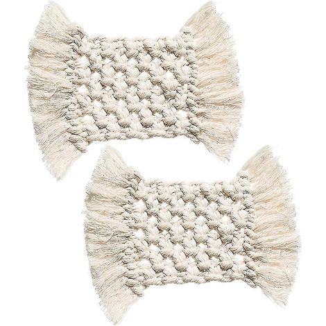 2 sets de table en macramé