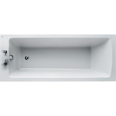Ideal Standard Tempo Arc Single Ended Rectangular Bath 1700 x 700mm White 0 Tap Hole (inc Leg Set) (1/5)