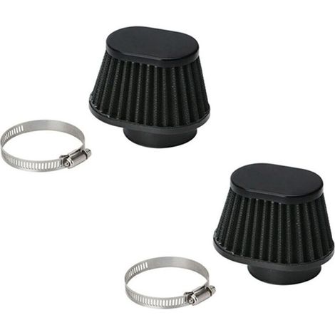 Adecuado para filtros de aire cónicos redondos universales, para coches y motocicletas, 51 mm (2 pulgadas), filtro de admisión - negro. (1/3)