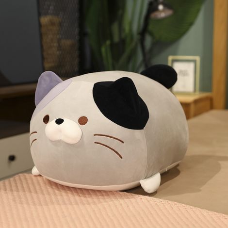 Coussin en peluche chat, gros chat en peluche, oreiller en peluche, jouet chat, coussin pour dormir, chaton mignon, coussin en peluche douce, cadeau pour enfants ou petite amie (1/5)