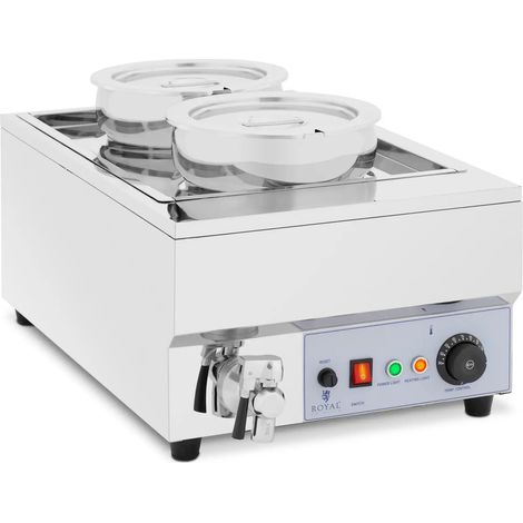 Distributeur de soupe professionnel 14 llitres 1500 watts fini mat acier inoxydable argenté (1/5)