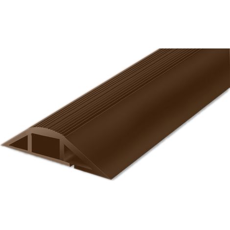 Protège câble RS PRO, Ø interne: 29.4mm 29.4 x 15.4mm, long.: 1m, larg.: 101,6 mm, PVC Marron ( Prix pour 1 )