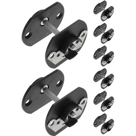 Support de fixation pour canapé modulable - Système de fixation à goupille pour canapé, utilisé pour fixer les canapés-lits modulables dans les salons - Accessoires d'ameublement (1/5)