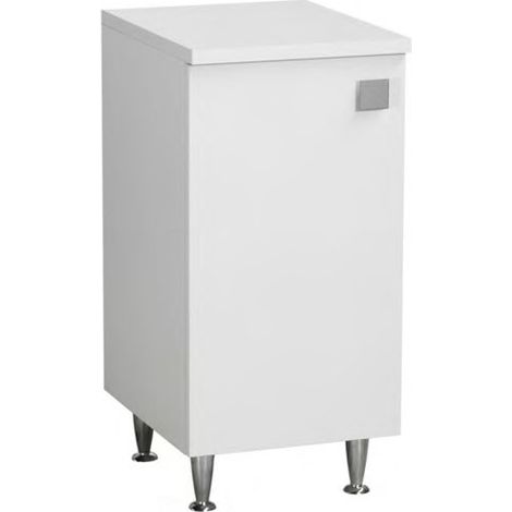 Mobile per cucina Bianco Frassinato 1 anta apertura destra Cm 40x50xH 83,5 - consegnato già montato (1/2)