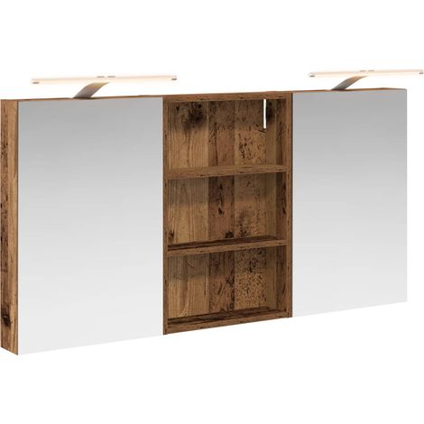 Maison Exclusive - Badezimmerschrank-Set 3 pcs 120 x 10,5 x 60,5