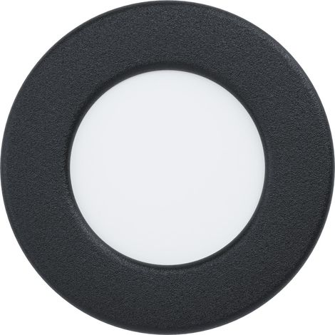 LED spot encastrable Fueva 5, Ø 8,6 cm, spot LED en acier avec surface (1/5)