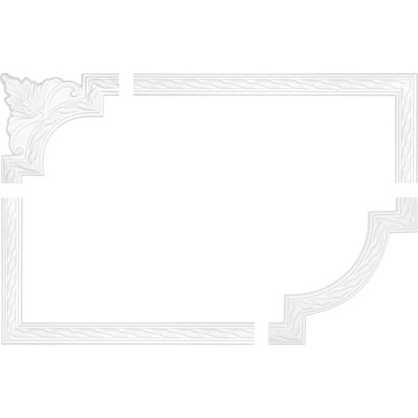 Cornice di parete e soffitto fregio stucco telaio resistente agli urti AC204: Nastro piatto AC204  7.29 €/m (1/4)