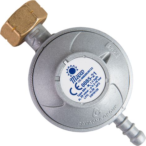 Détendeur de gaz pour bouteille de gaz GPL 37mbar 1,5kg/h Type 694