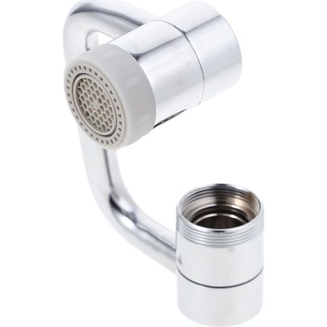 Rallonge Simple et Cuivre Double de Rotative Mode Robinet Installation Anti-éclaboussures pour Lavabo Cuisine Salle de Bain (1/5)