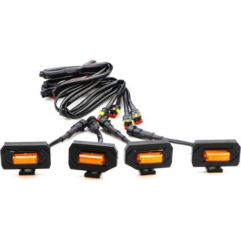 Jeu de Feux de Calandre Avant LED pour Tacoma Raptor TRD Off Road Sport 2020 2021 Lampe de Gril Externe LumièRe Jaune