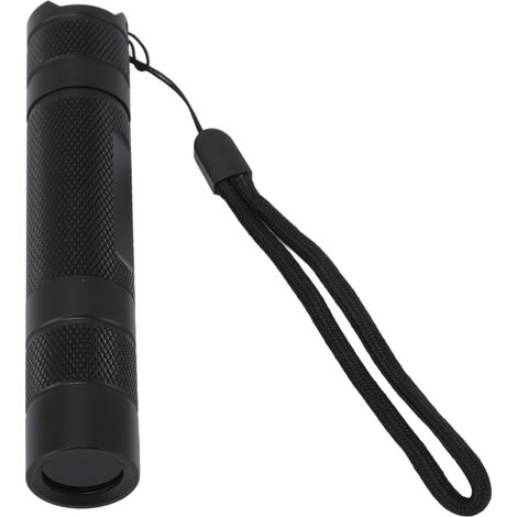 Lampe torche UV 365nm pour durcissement résine, lampe de poche à lumière noire pour détection faux billets, teigne du chat et scorpions (livrée sans piles, modèle Y36) (1/5)