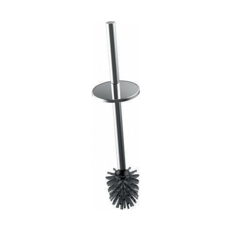 Système 2 brosse complète avec couvercle, brosse noire, tube et couvercle chromés (1/2)