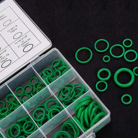 270PCS Joints Toriques Kit 18 Taille Joints de Rechange Hydraulique Climatisation Bonne Étanchéité Sur Des Raccords d'arrosage Pour Porte, Fenêtre, Electroménagers, Roulement, Pompe réparation, Versai (1/3)
