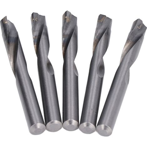 Foret hélicoïdal 12mm en acier au tungstène, fraise de précision trempée à haute température, lot de 10 pièces à queue droite (1/5)