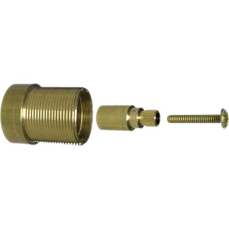 Rallonge pour robinet à encastrer 5981 – Raccord en laiton – Filetage entrée 1/2" – Fixation rapide pour robinetterie intégrée – Far Rubinetterie