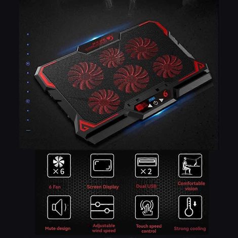 COOLCOLD Laptop-Kühlpad, kompatibel mit Laptops von 12,1 bis 17,3 Zoll. (1/5)