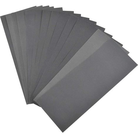 Papier de verre papier abrasif carrosserie feuilles abrasives papier poncer mur papier de verre bois Papier à Poncer à l'eau pour métal, voiture, Meubles-Grain de 400/600/800/1000/1200/1500/2000 (1/4)