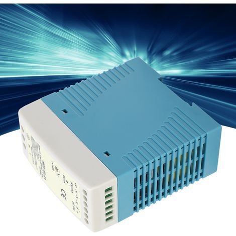 Alimentation à découpage MDR-60-24 pour automates industriels, 60W 2.5A, entrée 100-240VAC (1/5)