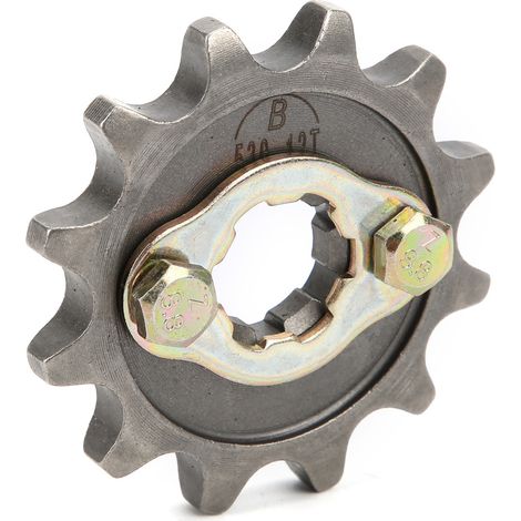 Pignon avant 530, axe de 0,8 pouce, alliage de fer, pour moto, pit bike, dirt bike, quad, karting (1/5)