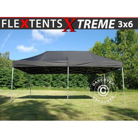 Pop up gazebo FleXtents Xtreme 50 3x6 m Black