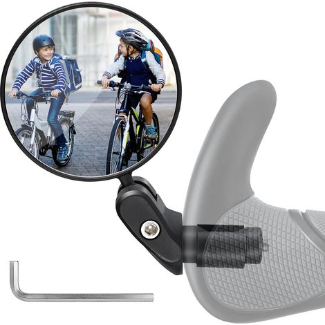 Rétroviseur de vélo réglable à 360° - Accessoire réfléchissant pour vélo (1/5)