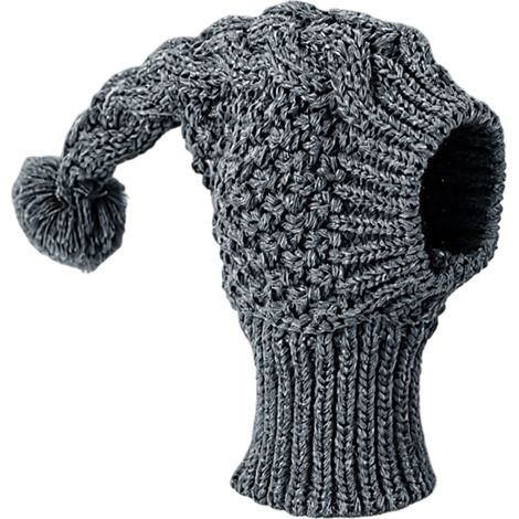 Elegante cappello invernale per cani, cappello da esterno - Grigio L