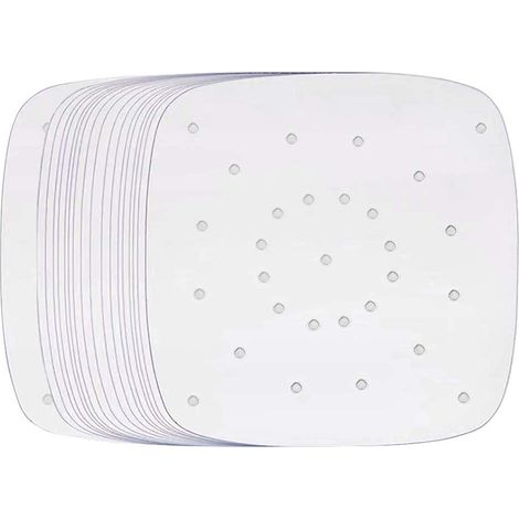 Papier Cuisson Air Fryer - Papier Sulfurisé Perforé Résistant Chaleur 230°C - Pour Friture Sans Huile Et Four - Lot De 100 Pièces (1/5)