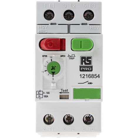 Disjoncteur moteur RS PRO 9 14 A. ( Prix pour 1 ) (1/3)