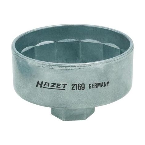 Hazet 2169-6 llave para filtro de aceite metálica 97 mm