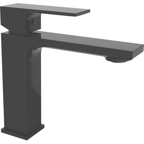 GRIFERIAS CLEVER monomando lavabo saona slim 115 negro 61176 clever (1/2)