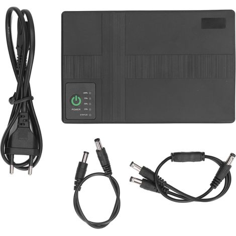 Mini UPS Battery Backup 10400mAh Large Capacity Uninterruptible Power Supply for Camera Router 85 to 265V EU Plug