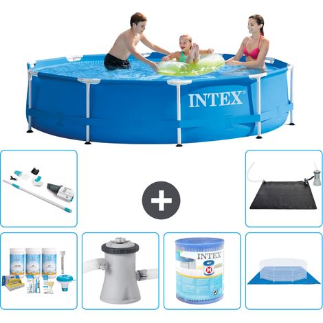 Intex Piscina con struttura Rotonda - 305x76 cm - 7-pezzi S41517 (1/5)