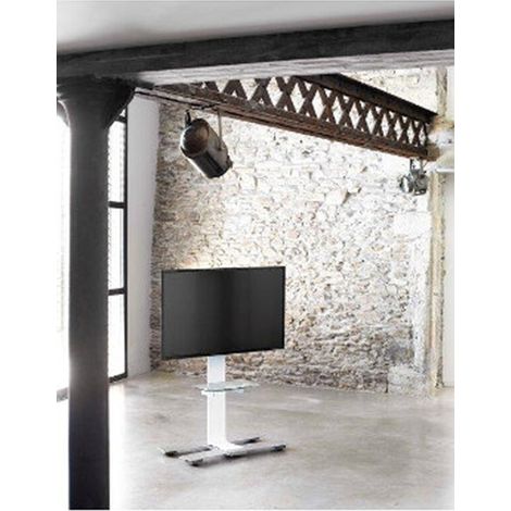 Meubles TV Erard MEUBLE TV WILL 1050 BLANC AVEC TABLETTE (1/3)